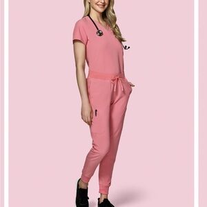 Mandala scrubs -color peony